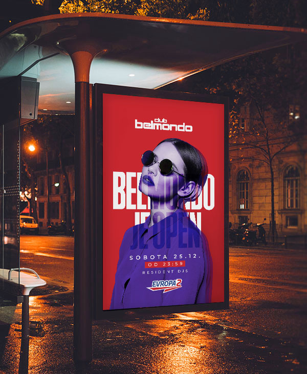 Plakát Club Belmondo