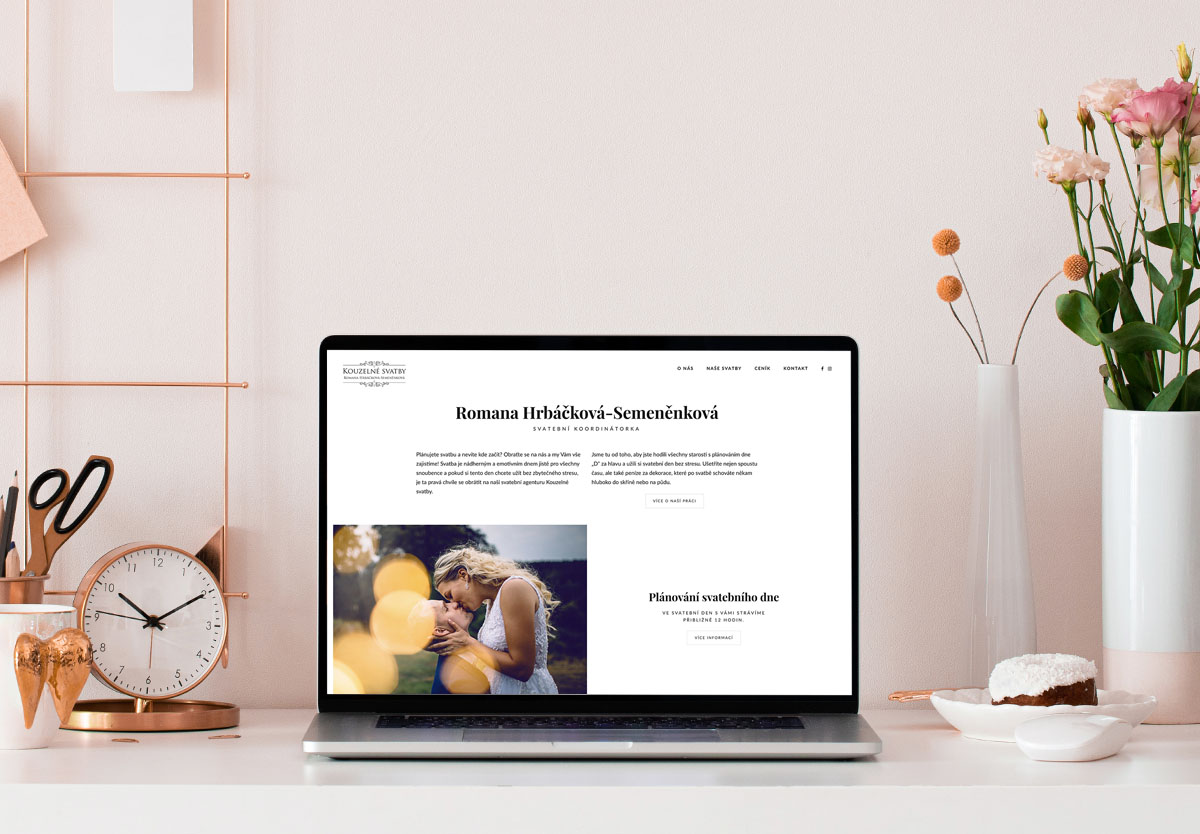 Webdesign kouzelnesvatby.cz