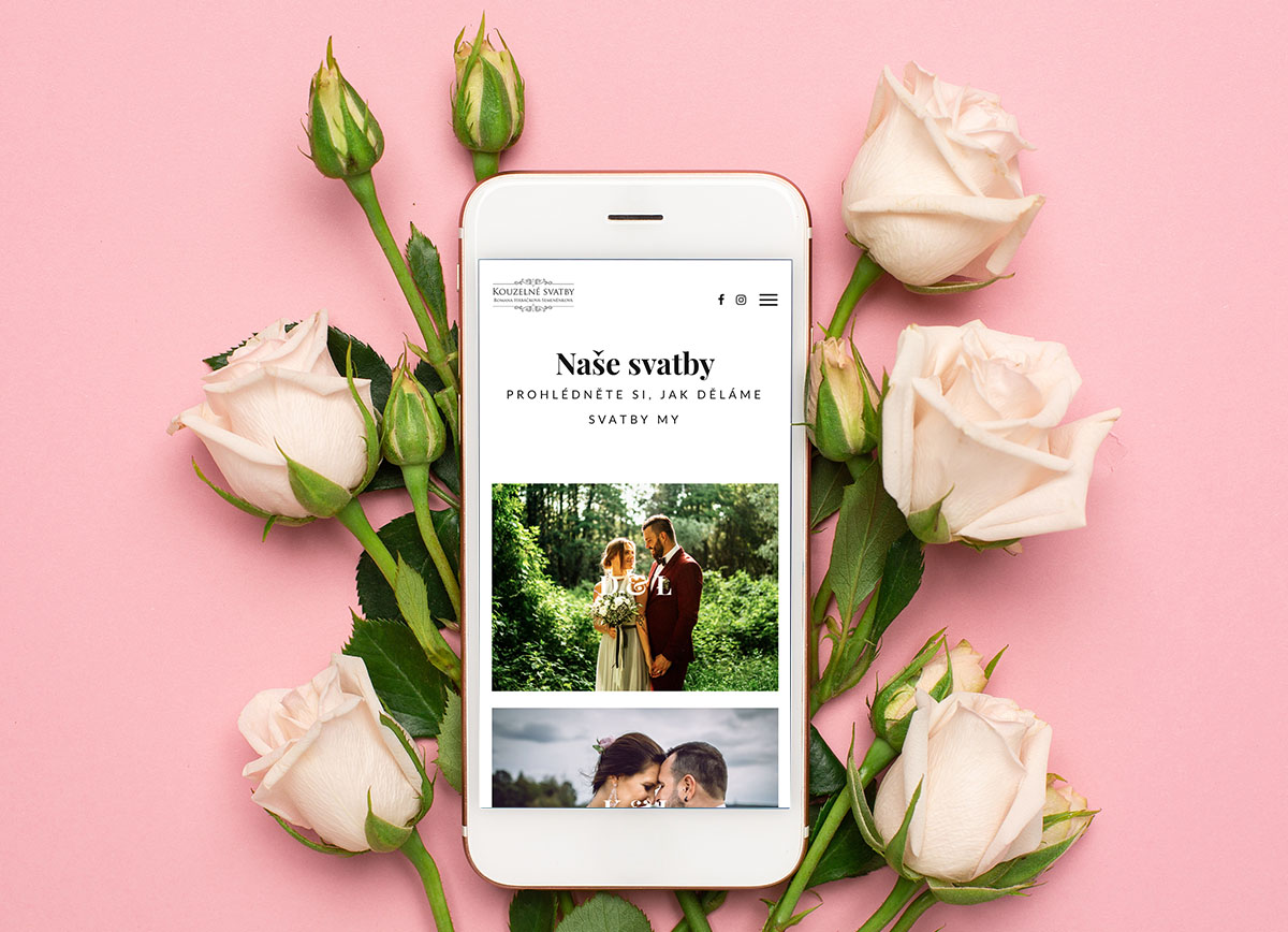 Webdesign kouzelnesvatby.cz